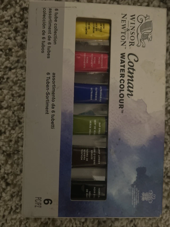 Watercolor Paint Set, Vivid Colors in Portable Box, Palette set, Including Me... - Image 4 of 4