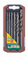 Wolfcraft Holzspiralbohrer-Set Hss Professional Ø 3 - 10 Mm 6-Teilig Rundschaft