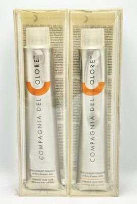 2x Compagnia Del Colore Permanent Color Cream 8.52 Light Mahogany Violet Blond