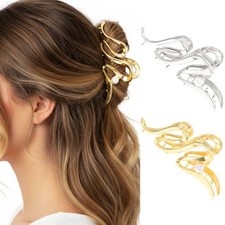 Hair Claw Clips Gold Metal Hair Clip Large Claw Clips for Thick Hair