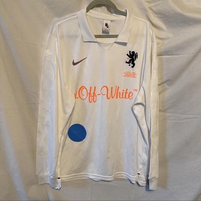 Nike x Off-White Jersey Men's XLarge Virgil Abloh Mercurial White Nikelab NRG