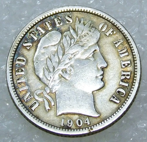 1904-P Barber Dime — photo from another recent sale