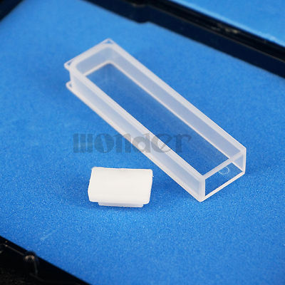5mm Path Length JGS1 Quartz Cuvette Cell With Lid For Uv Spectrophotometers