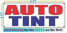 AUTO TINT Banner Sign NEW