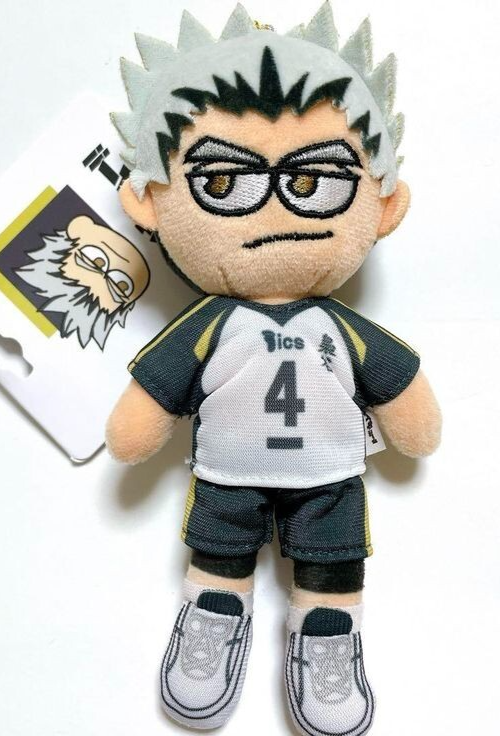 Haikyuu x Plaza Jirori Plush Doll Mascot Kotaro Bokuto Fukurodani