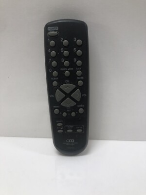 CCD Closed Caption Decoder 076N0DW090 Black Remote Control Used Pre-Owned Works 