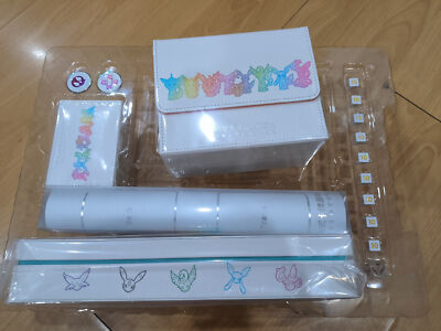 Pokemon S-Chinese EEVEE Playmat+Card deck box+Storage box+DIce+
