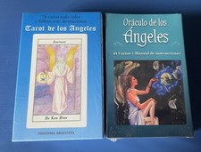 NEW LOT 2 NEW UNUSED SEALED CARDS DECKS ANGELS ANGELES TAROT  ORACLE ARGENTINA