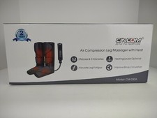 CINCOM Foot and Leg Air Compression Leg Massager with Heat  3 Modes, CM-030A