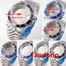 38mm 40mm Ceramic Bezel Watch Case Sapphire Glass FIt NH34 NH35 NH36 ETA2824