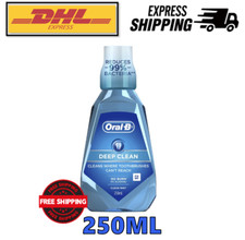 Oral-B DEEP CLEAN Mouthwash Clean Mint For Refreshing Breath 250ML