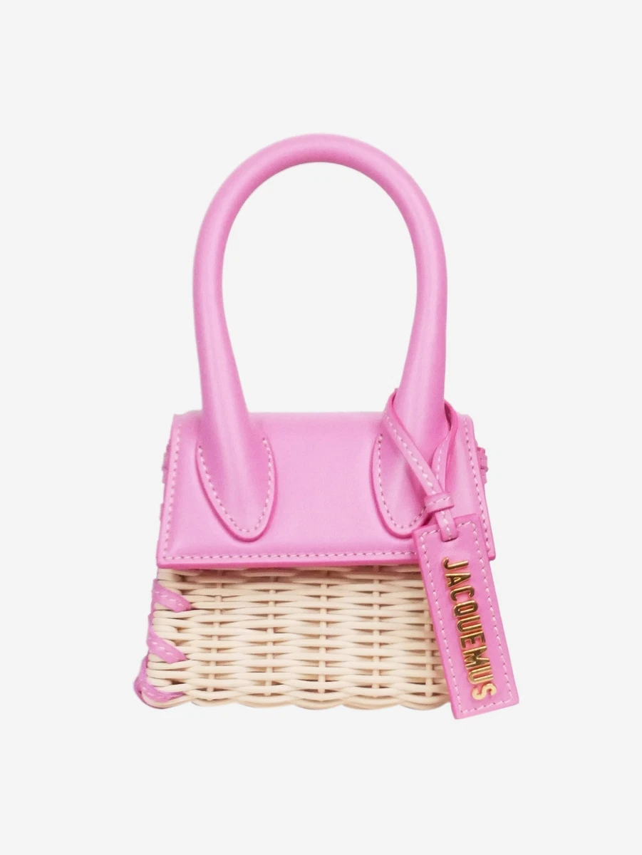 Mini wicker best sale bag