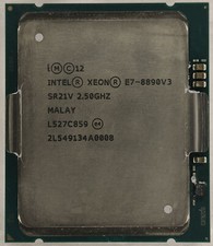 Intel Xeon E7-8890 v3 SR21V 2.50 - 3.30 GHz, 45 MB, 18 Core, LGA2011-1, 165W CPU
