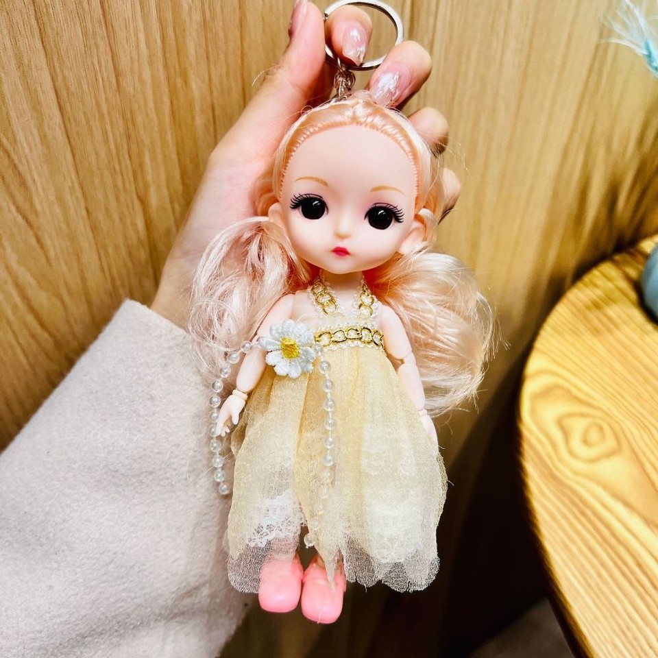 Bag Accessories Keychain Hanging Ornament Car Key Ring for Barbie Doll