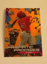 2019 Bowman Platinum Prismatic Prodigies Orange SSP Jo Adell XRC 24/25 LA Angels