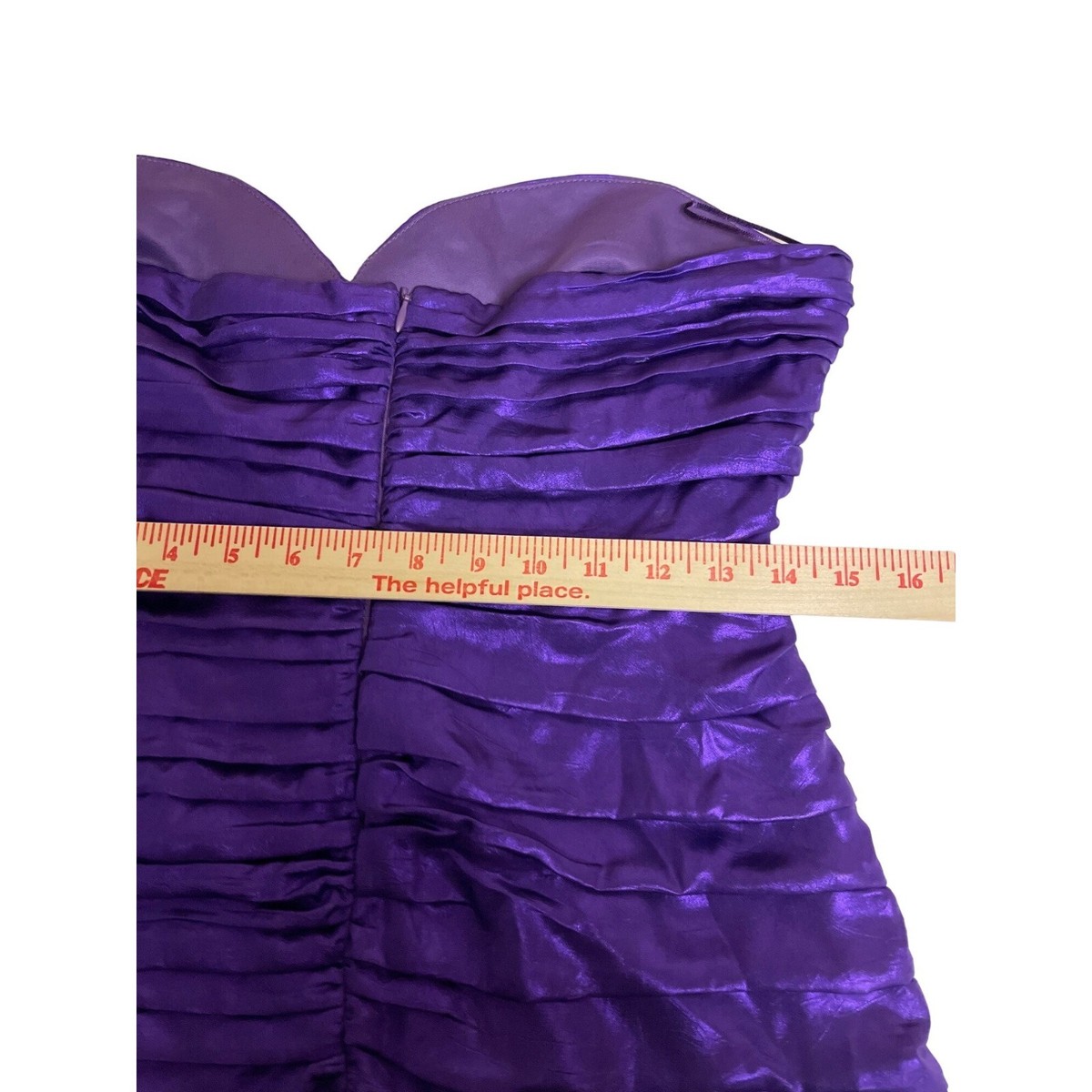 zara purple strapless dress Zara