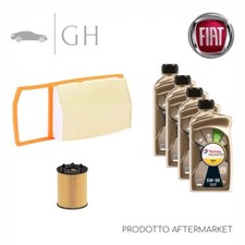 ECONOMY - KIT TAGLIANDO 2 FILTRI + 4 LT OLIO 5W30 FIAT 500L 351 1.3 MJT 95 CV
