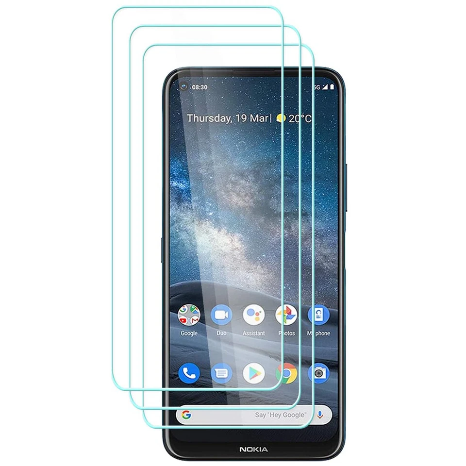 For Nokia 8 V 5G UW Caseswill Premium HD-Clear Tempered Glass Screen Protector - Image 2 of 4