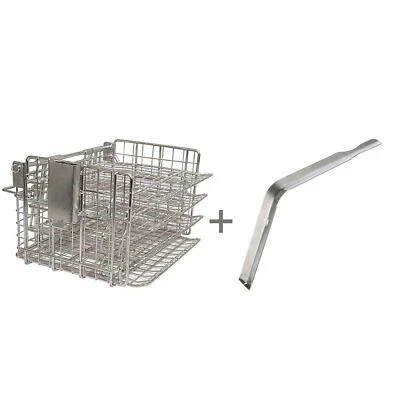 Henny Penny Frying Basket GAS Fryer Stainless Steel Hinged Shelves + Handle