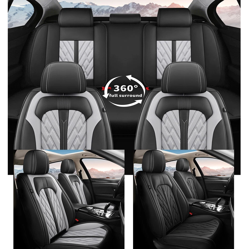 Juego completo de funda de asiento de coche SUV para Toyota Corolla iM 2017-2018 protector de cuero PU Foto 3 de 4