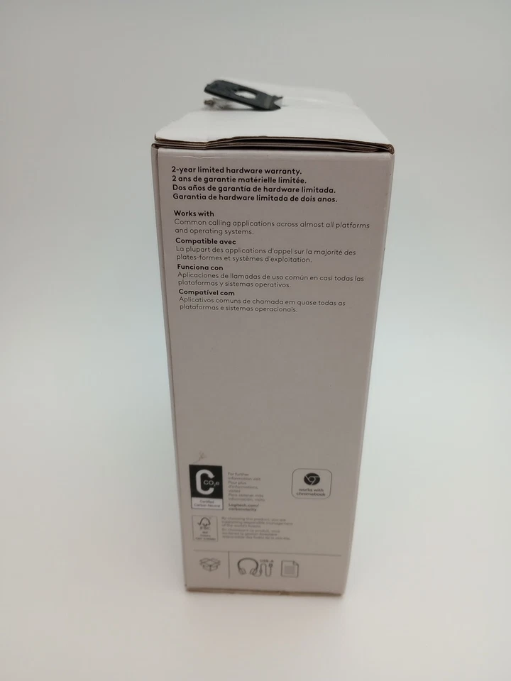 Logitech H390 Wired Headset - Off White USED CLEAN 170 - Image 4 of 4