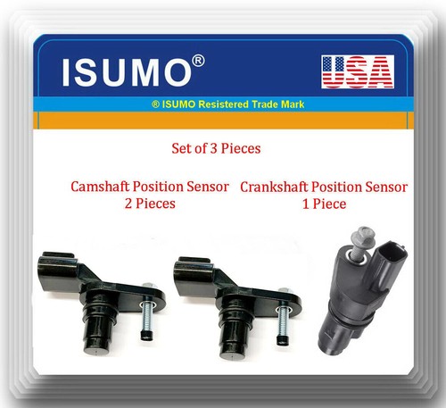 3 x camshaft/ Crankshaft Position Sensor W/Connector Fits:GM Saab Saturn L4-2.4L - Picture 2 of 11