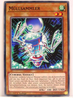 Yugioh - 2x #002 Müllsammler - SDPL - Powercode Link Structure Deck