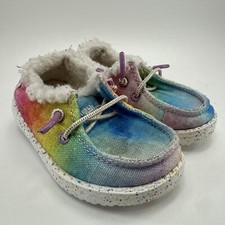 Hey Dude Wendy Toddler Rainbow Dreamer Kids Shoes Toddler Size 5 K5 Cute