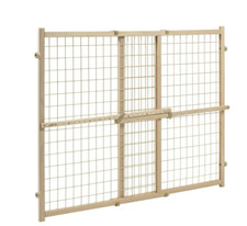 Evenflo Position  Lock Tall and Wide Value Adjustable Baby Gate Natural , Fits