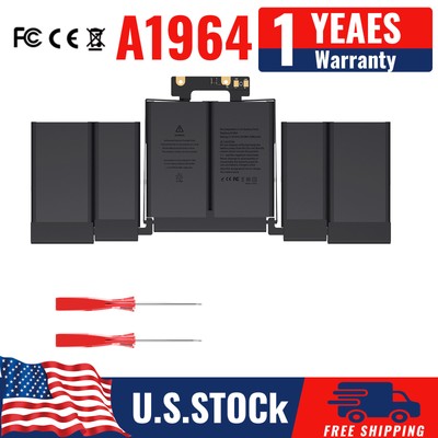 A1964 Battery for Macbook Pro 13 inch A1989 Mid 2018 2019 A2251 2020 EMC 3214
