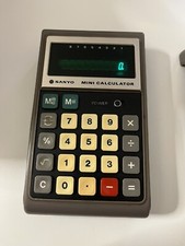 Mini Calculator SANYO CX-8108 - MADE IN JAPAN - TESTED WORKING