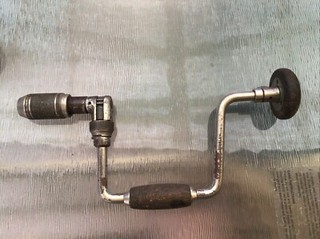 VINTAGE STANLEY HAND DRILL MADE IN ENGLAND
