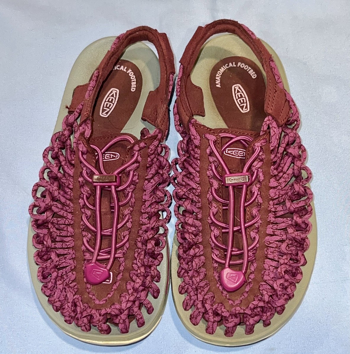 KEEN Uneek ParaCord Bungee Sandals Brown Red Black Mens 10 Keen | Shoes | Keen Uneek Woven Paracord Sandals | Poshmark main image 2