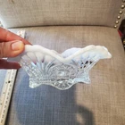 Jefferson Glass Co, Tiffany White dish, vintage