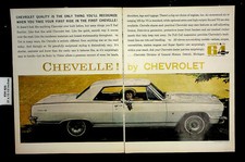 1962 Chevrolet Chevelle Malibu Woman Flowers Smile Car Vintage Print Ad 23701