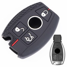 For Mercedes Benz A B C E S Class 3 Button Remote Key Fob Cover Case Shell Usa