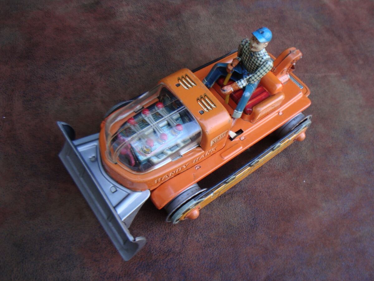 Battery Operated Handy-Hank Mystery Tractor Bulldozer #112 Battery Operated Handy-Hank Mystery Tractor Bulldozer #112