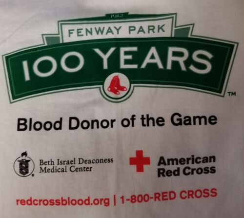 Boston Red Sox 100 Years Fenway Park 2012 White T-Shirt men's size-XL - Picture 3 of 7