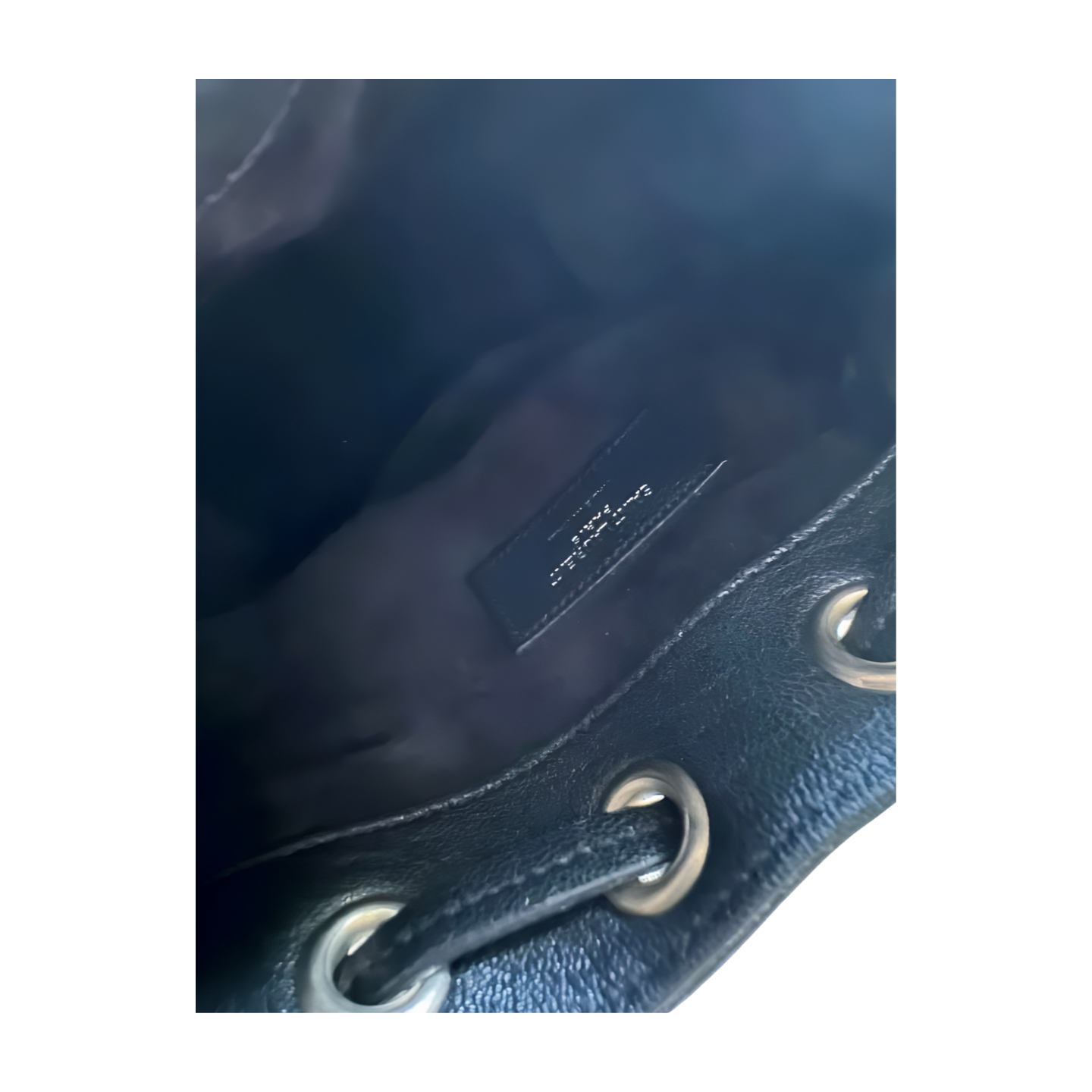 Yves Saint Laurent Mini borsa a tracolla in pelle nera borchie stella mai usata