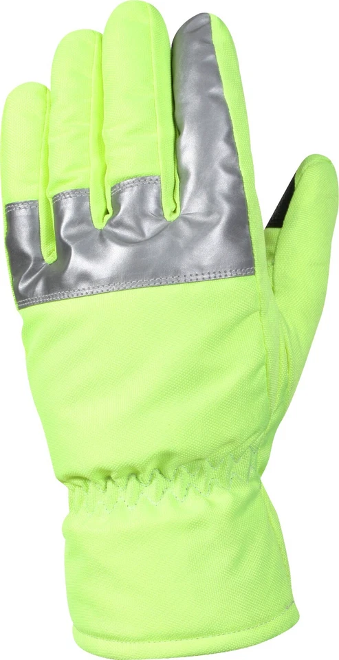 Safety Green Insulated Waterproof Gloves High Visibility Reflective Cold Weather - Image 2 of 4