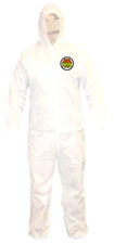 Cordova C-MAX Male White Coveralls with Attached Hood - 2X Large