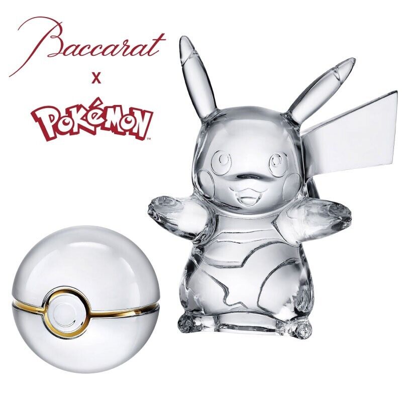 Baccarat x Pokemon Collection Pikachu& Monster Ball Glass Baccarat x Pokemon Collection Pikachu& Monster Ball Glass