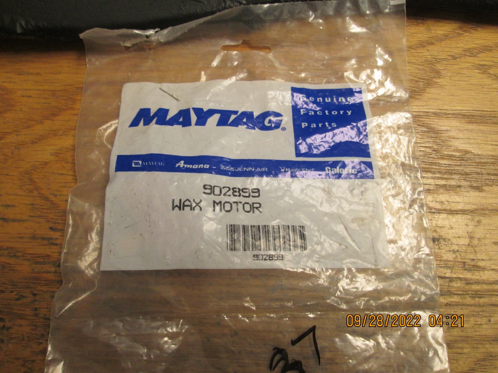 902899 Maytag dishwasher wax motor NEW OEM eBay