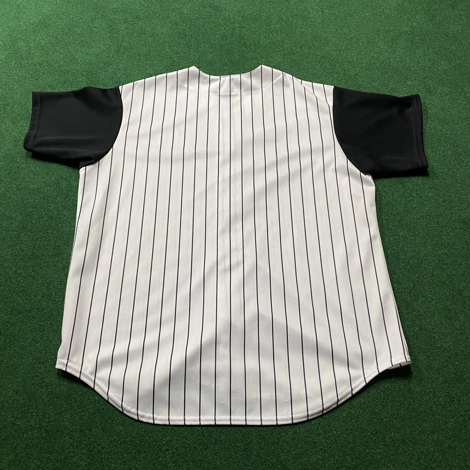 Camiseta masculina vintage Philadelphia 76ers XL branca 90S estilo beisebol majestoso EUA - Imagem 4 de 4