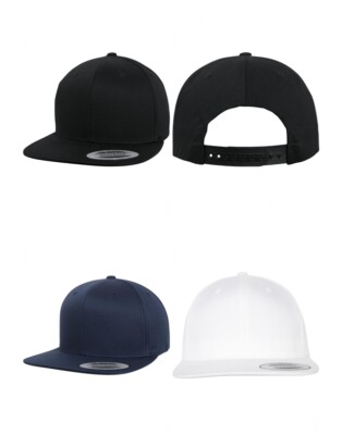 Organic Cotton Snapback Trucker Hat Mütze Kappe Baseballkappe one size