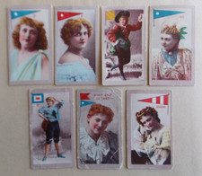 ATC OLD GOLD TOBACCO BEAUTIES INTERNATIONAL CODA SIGNALS 1900 CIGARETTE CARDS