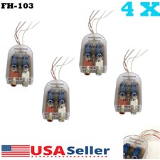 4pcs Level Car Speaker High to Low Impedance Converter 2 Channel RCA Line Out