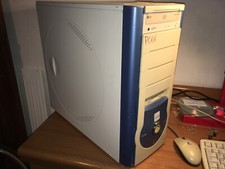 PC DESKTOP VINTAGE ECS P4S5A PENTIUM 4 1.8GHZ 512MB RAM ATi RAGE 128 WINDOWS XP
