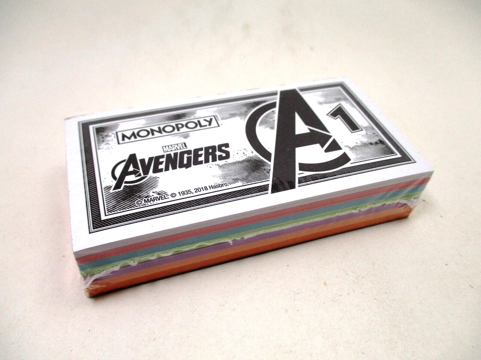 Monopoly 2018 Avengers Game Replacement Part / Piece MONEY Stack NEW Sealed - Image 2 of 4
