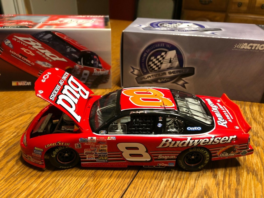 Dale Earnhardt Jr #8 Budweiser / Richmond Race 1/24 Coin Bank RARE + Tin + Cards